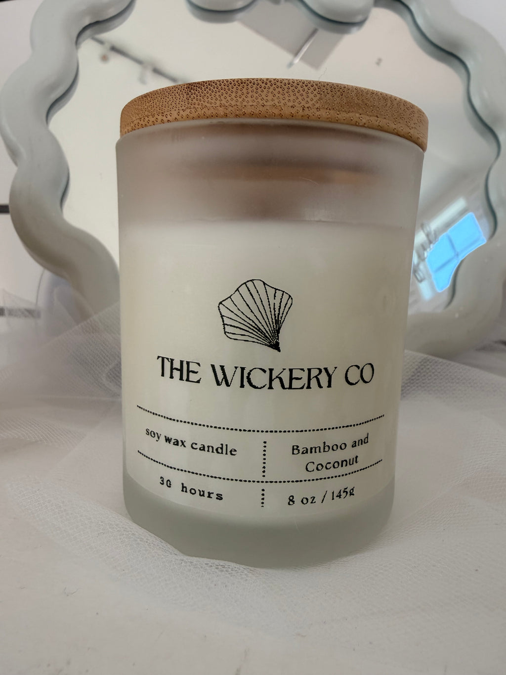 Bamboo and coconut signature candle