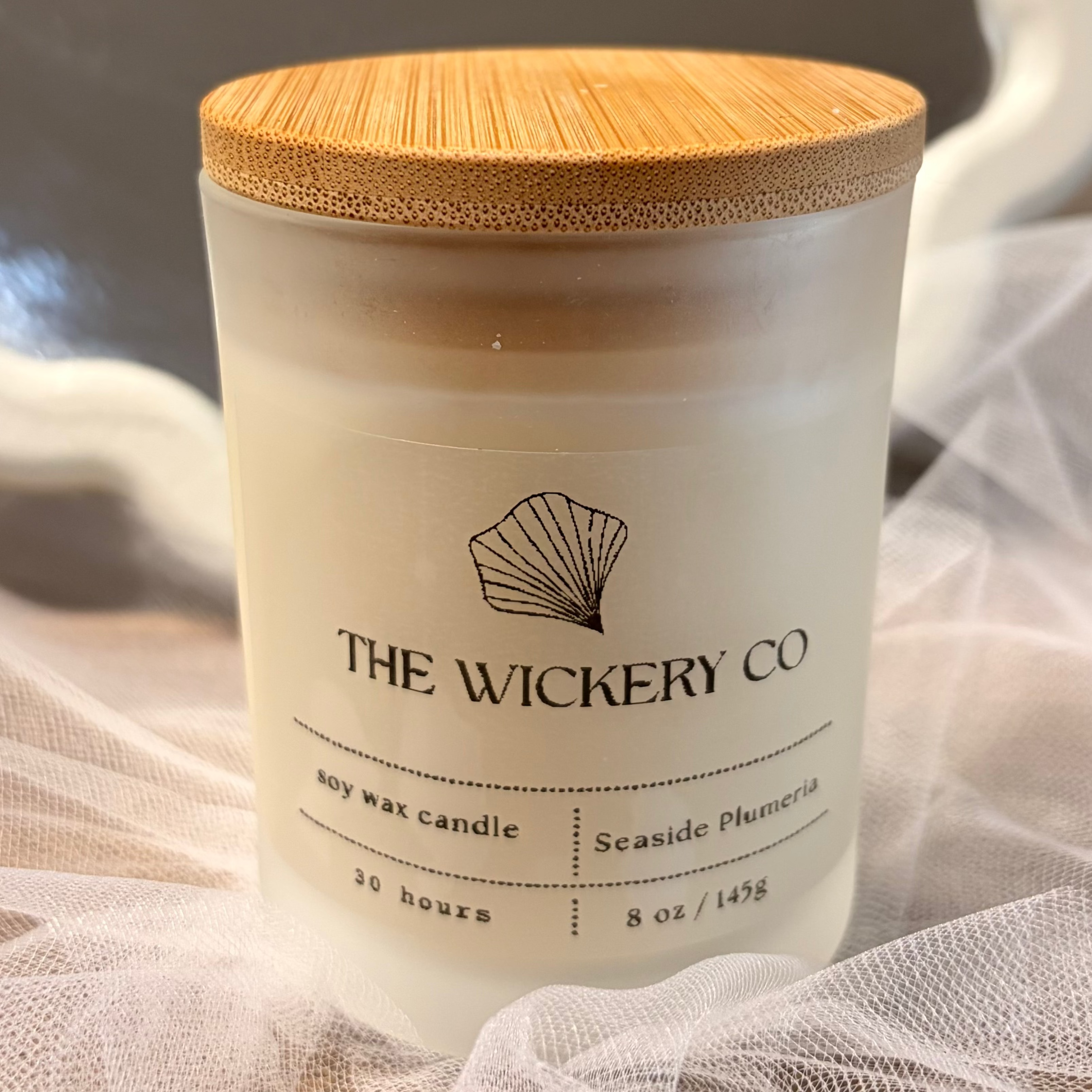 Signature Seaside Plumeria Soy Candle